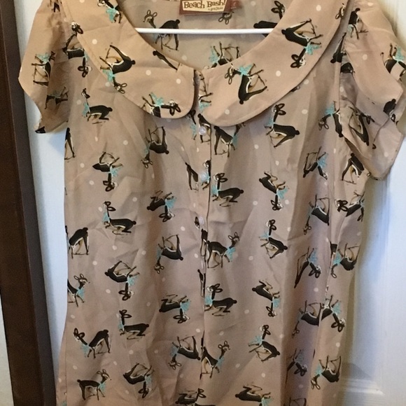 Retro deer (Bambi) top - Picture 1 of 6